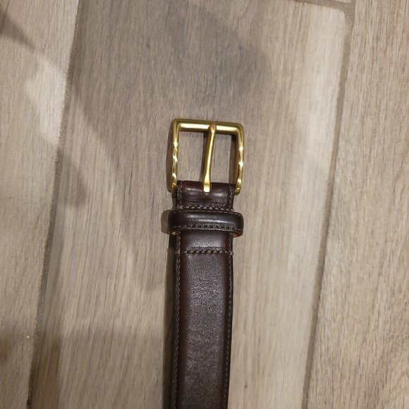 Genuine Leather Belt J.P. Tilford - Picture 3 of 4